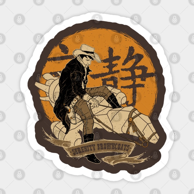 Serenity Browncoats Sticker by zerobriant